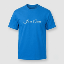 Load image into Gallery viewer, Jesus Saves Christian Script T-Shirt