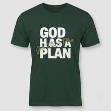 Load image into Gallery viewer, God Has a Plan Christian Faith T-Shirt
