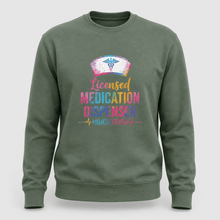 Load image into Gallery viewer, Licensed Medication Dispenser Funny Nurse Sweatshirt