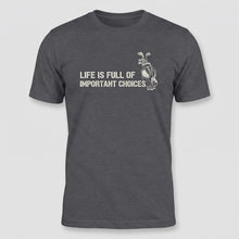 Load image into Gallery viewer, Life Is Full of Important Choices Golf Graphic Tee