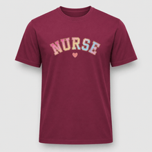 Load image into Gallery viewer, Pastel Varsity Nurse Graphic T-Shirt