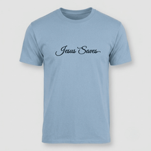 Load image into Gallery viewer, Jesus Saves Christian Script T-Shirt
