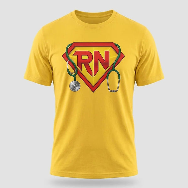 RN Superhero Registered Nurse Graphic T-Shirt