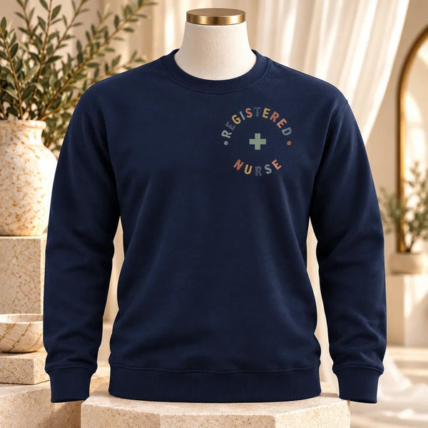 Registered Nurse Colorful Medical Cross Sweatshirt