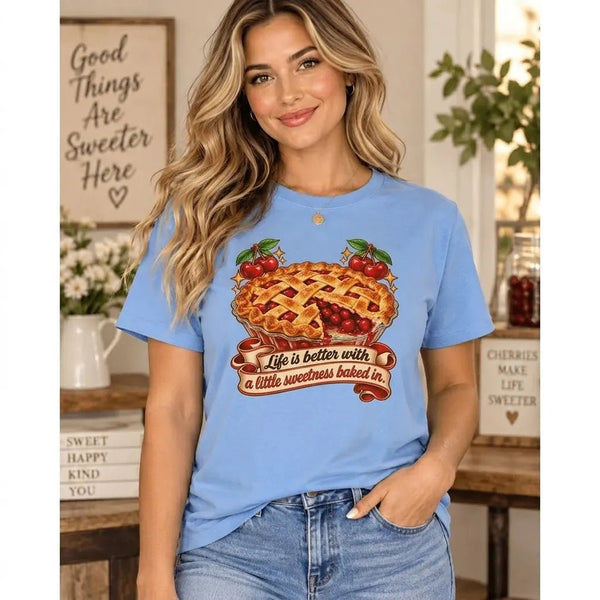 A Little Sweetness Cherry Pie Tee