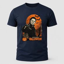 Load image into Gallery viewer, Are You Scared of Halloween Horror Graphic Tee
