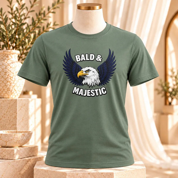 Bald & Majestic Funny Eagle T-Shirt