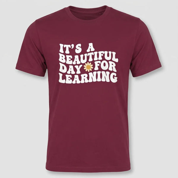 Beautiful Day for Learning Teacher Graphic Tee