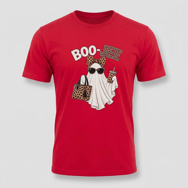 Boo-Jee Ghost Funny Halloween Graphic Tee