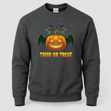 Load image into Gallery viewer, Candy Fiend Trick or Treat Halloween Sweatshirt
