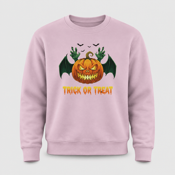 Candy Fiend Trick or Treat Halloween Sweatshirt