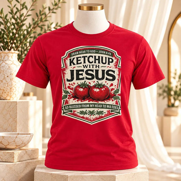Catch Up With Jesus Christian T-Shirt