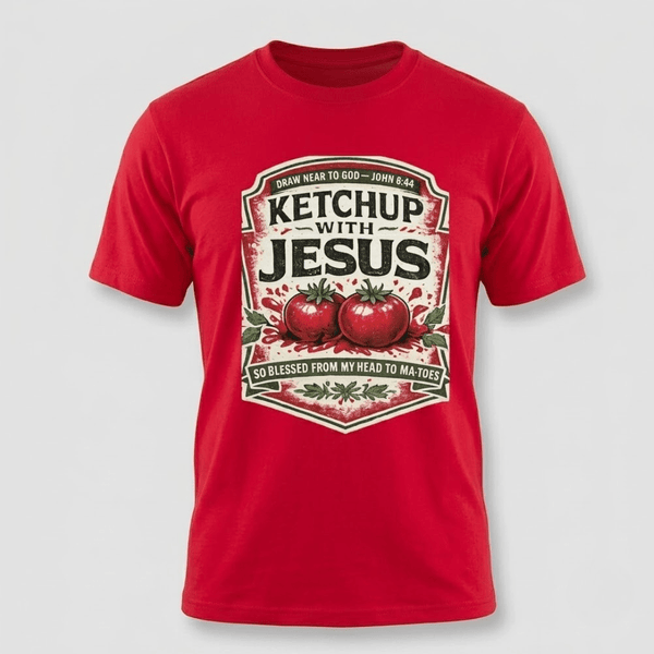 Catch Up With Jesus Christian T-Shirt