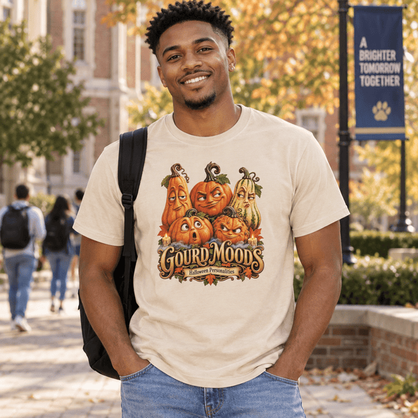 Gourd Moods Halloween Personalities Tee