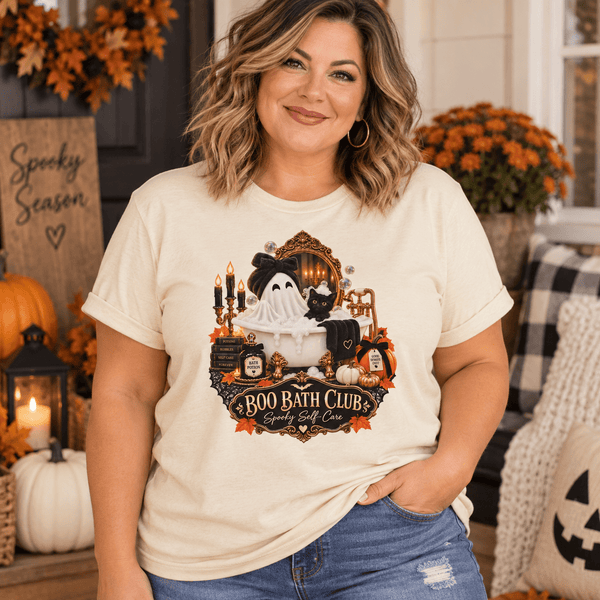 Boo Bath Club Spooky Self-Care Halloween Tee