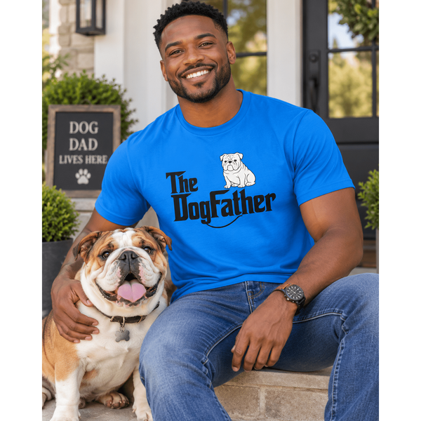The DogFather French Bulldog Dad T-Shirt