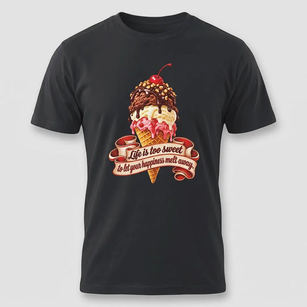 Enjoy Every Scoop Ice Cream Cone Tee