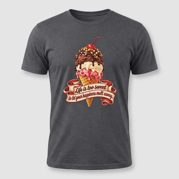 Enjoy Every Scoop Ice Cream Cone Tee