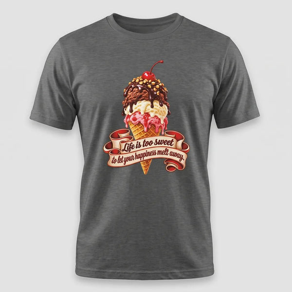 Enjoy Every Scoop Ice Cream Cone Tee