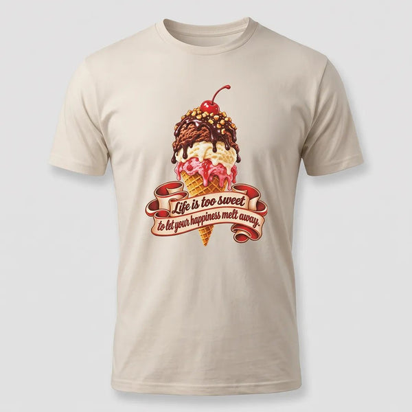 Enjoy Every Scoop Ice Cream Cone Tee