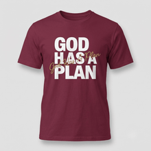 Load image into Gallery viewer, God Has a Plan Christian Faith T-Shirt
