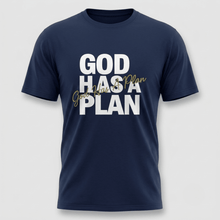Load image into Gallery viewer, God Has a Plan Christian Faith T-Shirt
