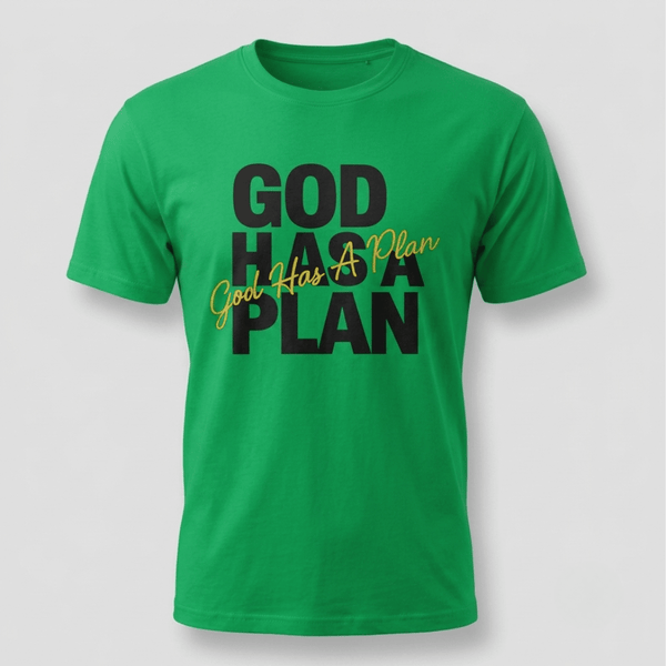 God Has a Plan Christian Faith T-Shirt