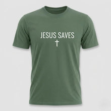 Load image into Gallery viewer, Jesus Saves Christian T-Shirt
