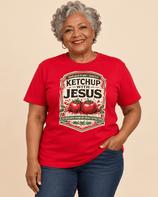 Catch Up With Jesus Christian T-Shirt
