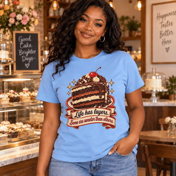 Life Has Layers Cake Tee