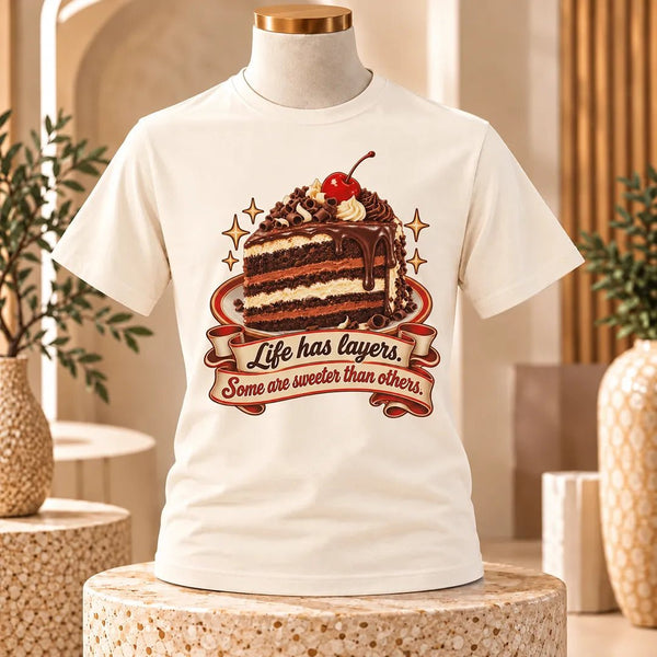 Life Has Layers Cake Tee