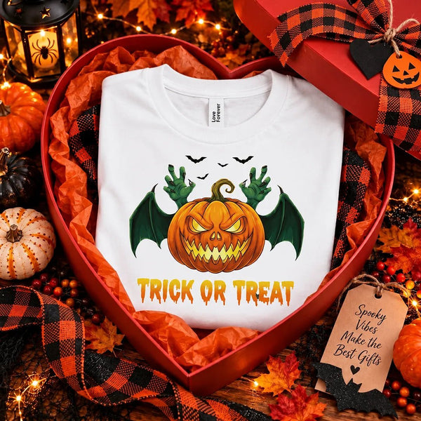 Monster Pumpkin Trick or Treat Tee