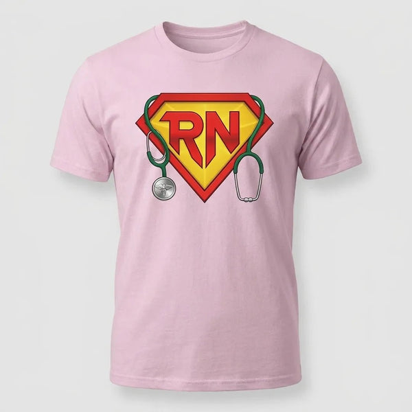 RN Superhero Registered Nurse Graphic T-Shirt