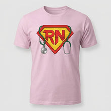 Load image into Gallery viewer, RN Superhero Registered Nurse Graphic T-Shirt
