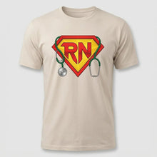 Load image into Gallery viewer, RN Superhero Registered Nurse Graphic T-Shirt
