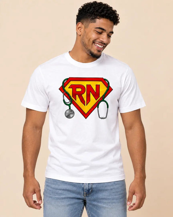 RN Superhero Registered Nurse Graphic T-Shirt
