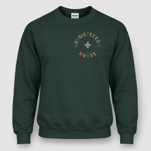 Load image into Gallery viewer, Registered Nurse Colorful Medical Cross Sweatshirt
