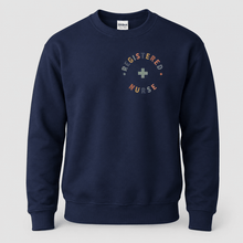 Load image into Gallery viewer, Registered Nurse Colorful Medical Cross Sweatshirt
