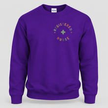 Load image into Gallery viewer, Registered Nurse Colorful Medical Cross Sweatshirt
