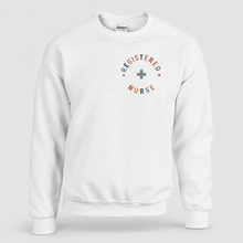 Load image into Gallery viewer, Registered Nurse Colorful Medical Cross Sweatshirt
