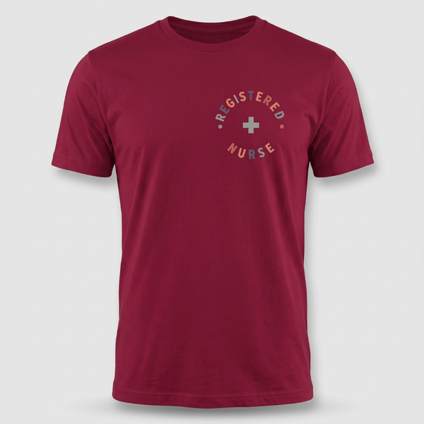 Registered Nurse Colorful Medical Cross Graphic Tee