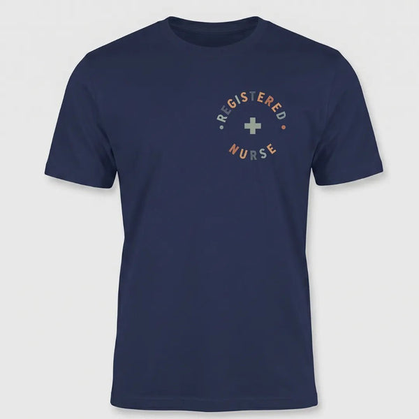 Registered Nurse Colorful Medical Cross Graphic Tee