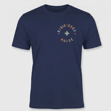 Load image into Gallery viewer, Registered Nurse Colorful Medical Cross Graphic Tee
