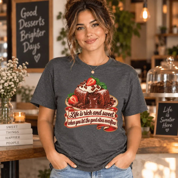 The Best Part Chocolate Lava Cake Tee
