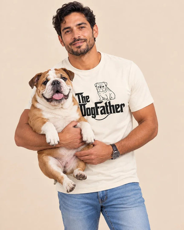 The DogFather French Bulldog Dad T-Shirt