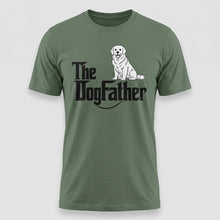 Load image into Gallery viewer, The DogFather Golden Retriever Dad T-Shirt
