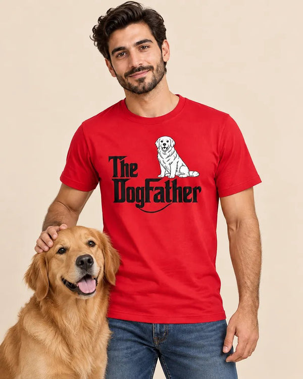 The DogFather Golden Retriever Dad T-Shirt