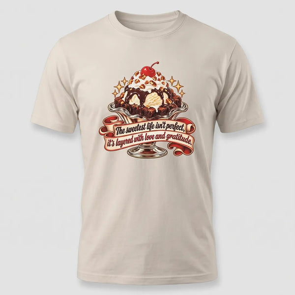 Top It With Something Good Brownie Sundae Unisex Tee