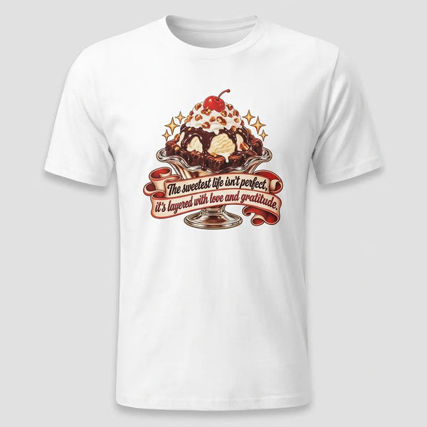 Top It With Something Good Brownie Sundae Unisex Tee