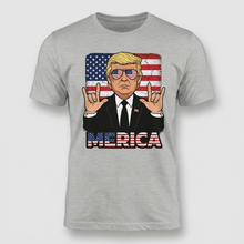 Load image into Gallery viewer, Trump Merica Patriot Tee
